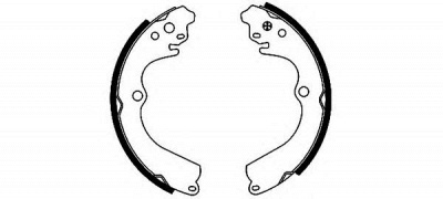HELLA PAGID 8db355001221 -  Комплект тормозных колодок